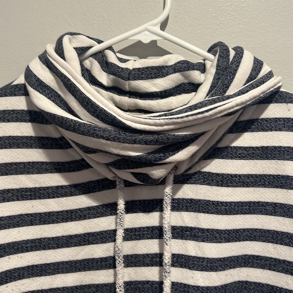 Cowl Neck Drawstring Sweater - Picture 2 of 6